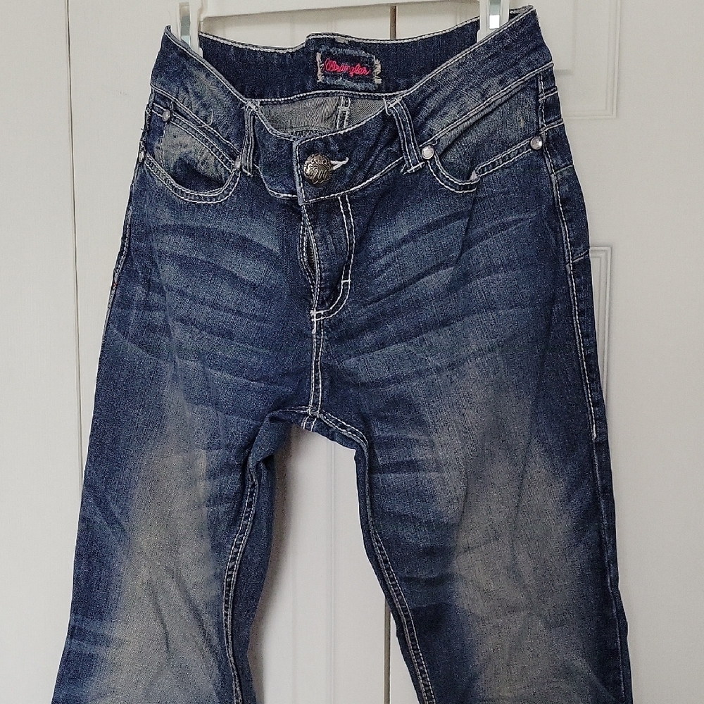Wrangler Dark Blue Denim Jeans